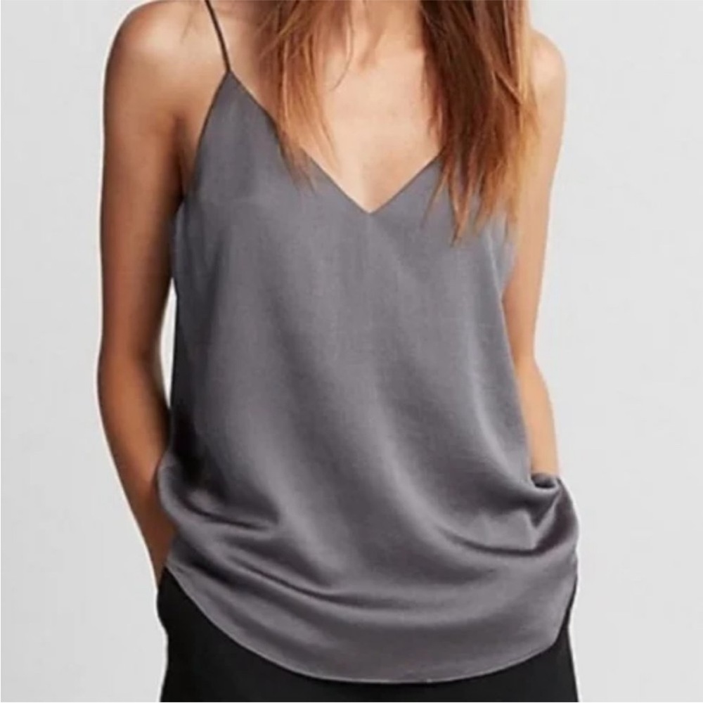 Express Gray Camisole Top